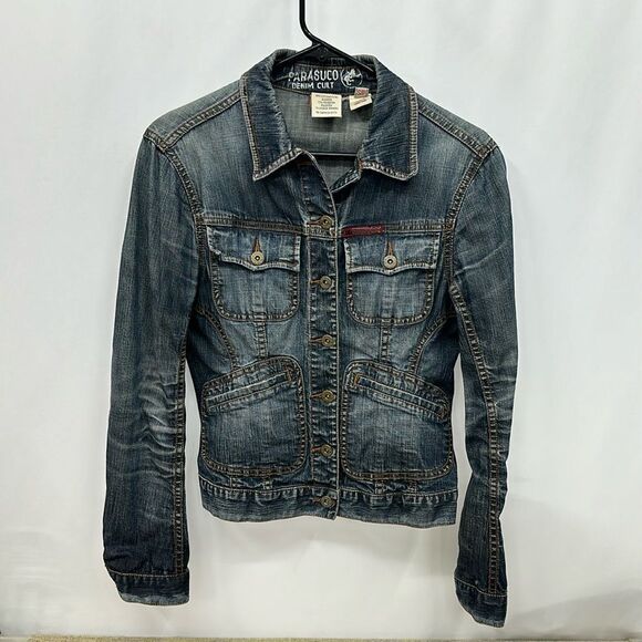 Womens Parasuco jeans jacket sz S - Picture 1 of 5
